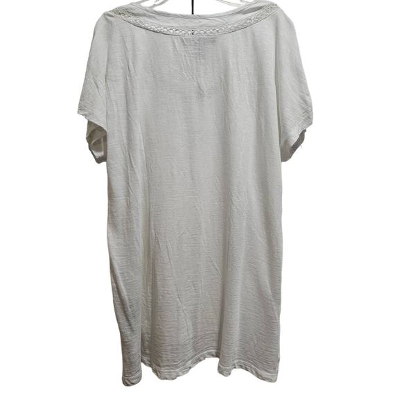NWT Women Gloria Vanderbilt TOP SIZE Medium White - Picture 2 of 2